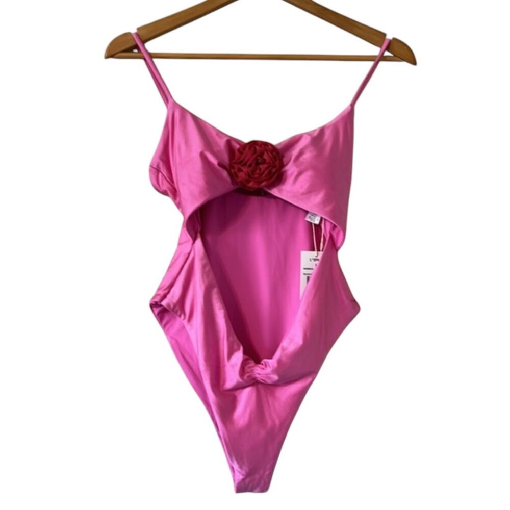 NWT! L*Space Sierra One-Piece Rose Swimsuit in Pink Quartz - Large (MSRP $169) - Picture 6 of 11